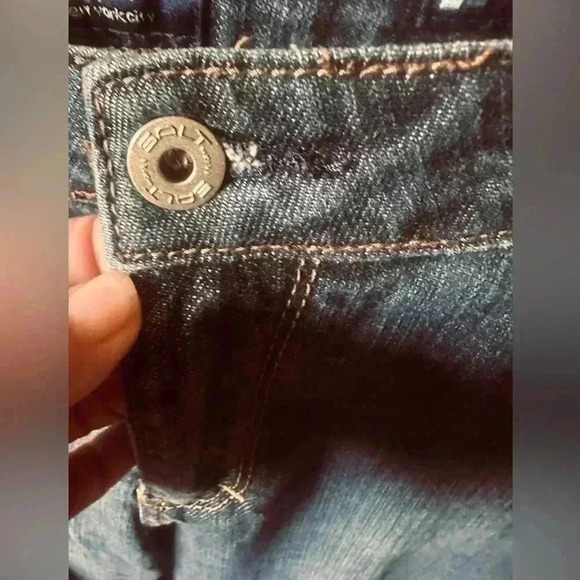 Salt Works  New York size 8 medium rise boot cut denim jeans. Medium wash. EUC - Picture 13 of 14